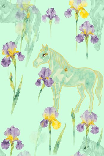 花卉印花花型图片