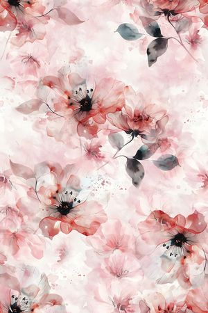 花卉印花花型图片