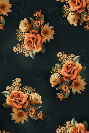 影花印花花型图片