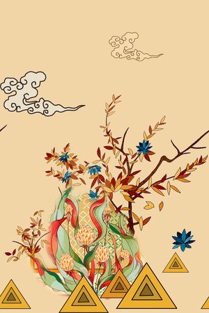 定位印花花型图片