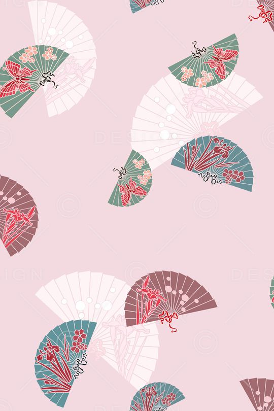 年轻女装印花花型图片