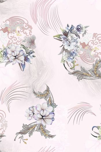 中国风印花花型图片