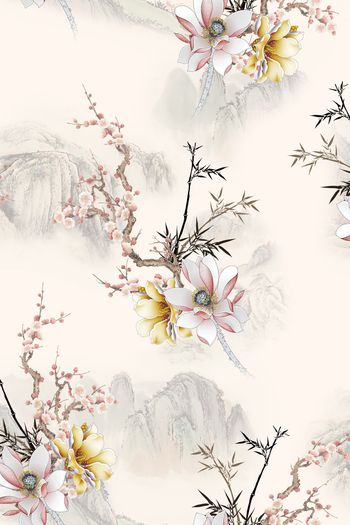 花卉印花花型图片