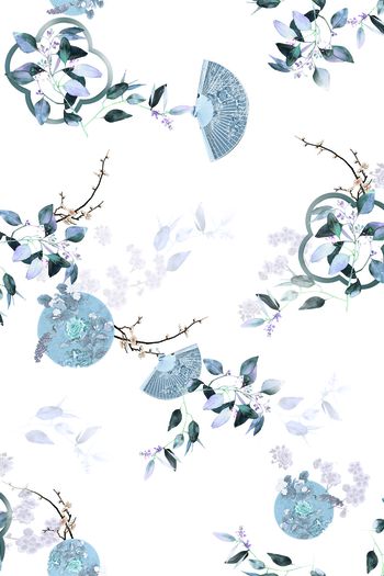 花卉印花花型图片