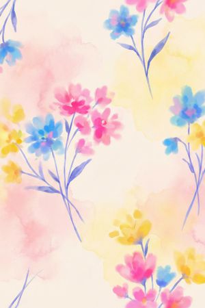 小清新印花花型图片