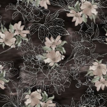 花卉印花花型图片