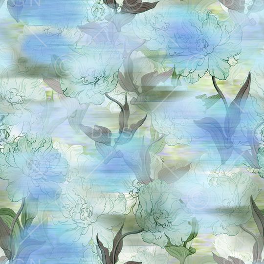 晕染肌理印花花型图片
