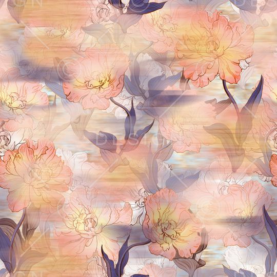 花卉印花花型图片