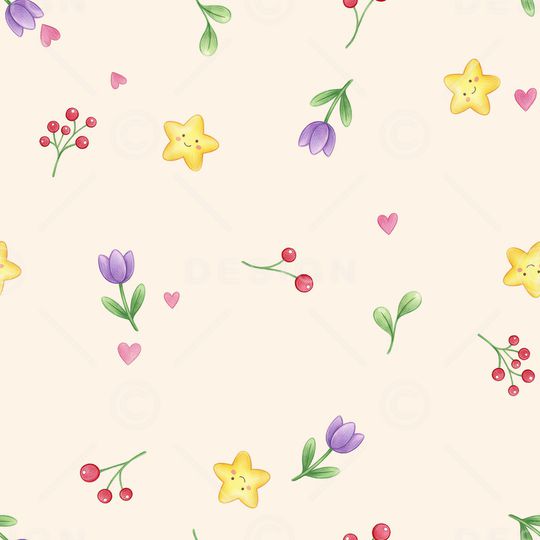 小清新印花花型图片