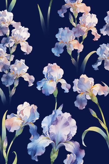 花卉印花花型图片