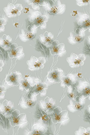 花卉印花花型图片