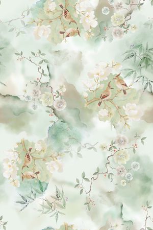 中国风印花花型图片