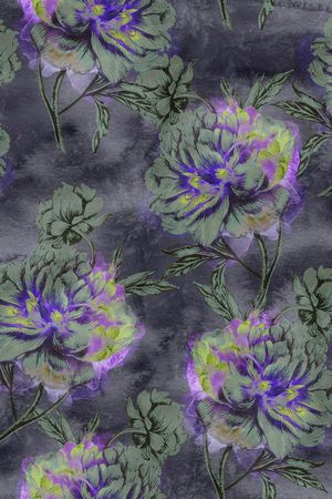 花卉印花花型图片