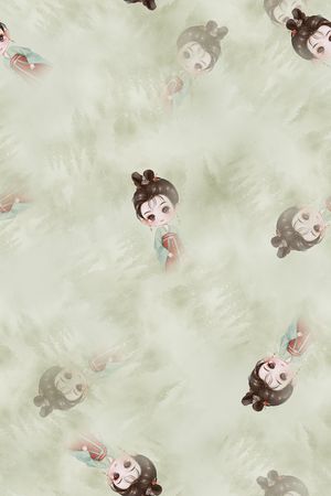 中国风植物花卉印花花型图片