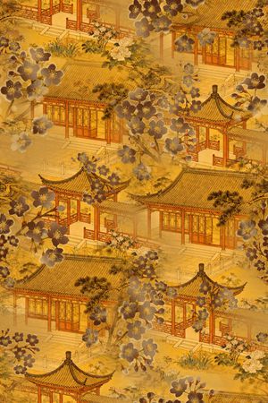 中国风印花花型图片