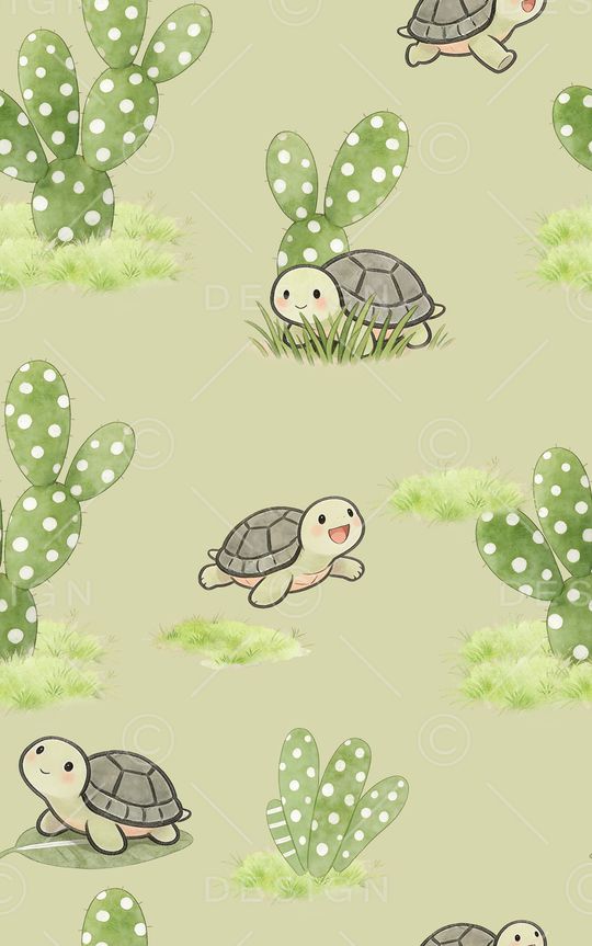 乌龟印花花型图片