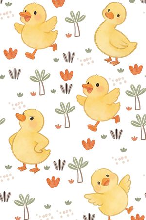 鸭子印花花型图片