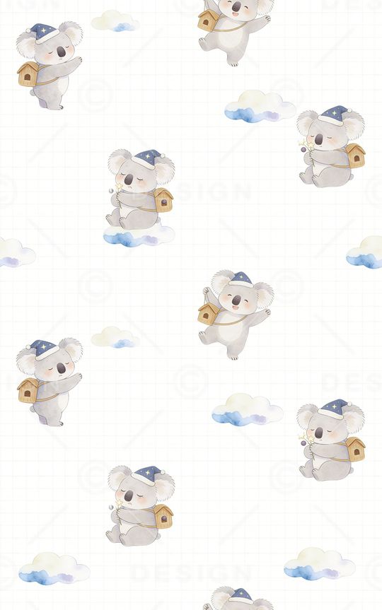 考拉印花花型图片