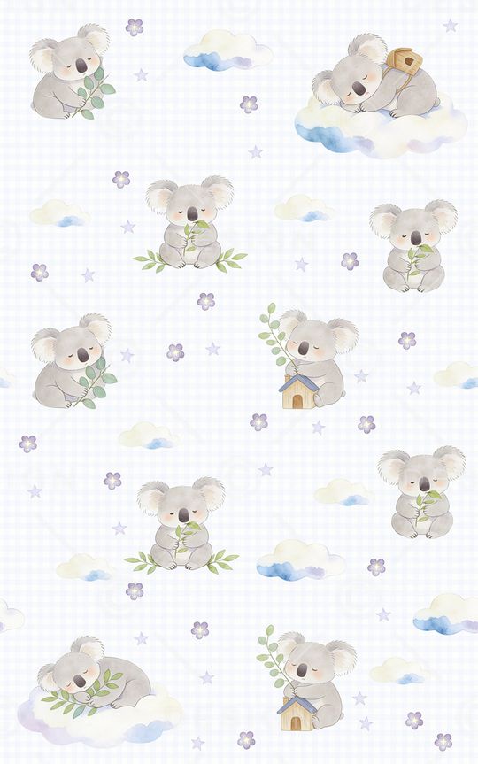 考拉印花花型图片