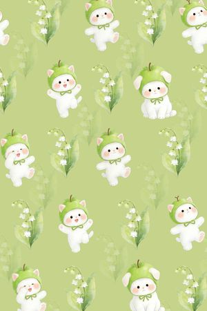 小清新印花花型图片