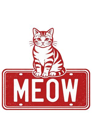 猫印花花型图片
