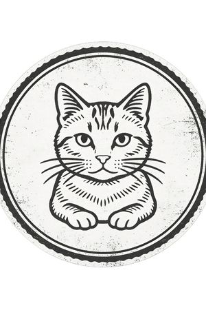 猫印花花型图片
