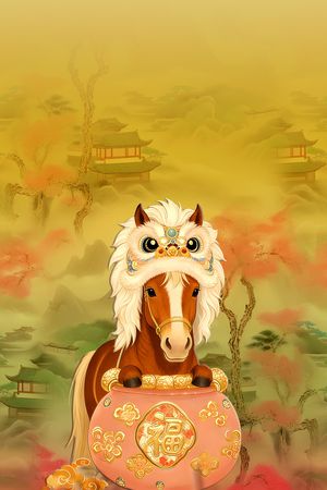 马印花花型图片