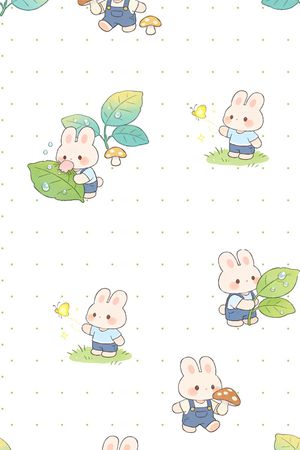 兔子印花花型图片