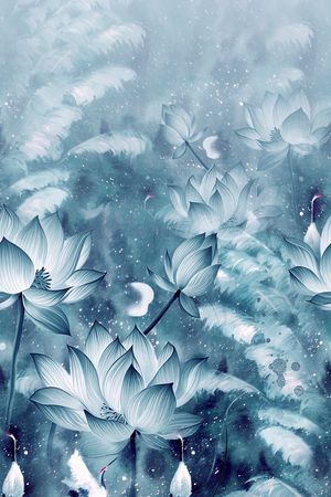 中国风印花花型图片
