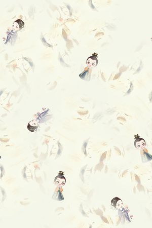 中国风旗袍印花花型图片