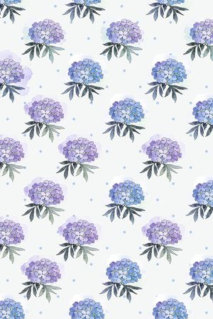 水彩花卉印花花型图片