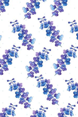 水彩花卉印花花型图片