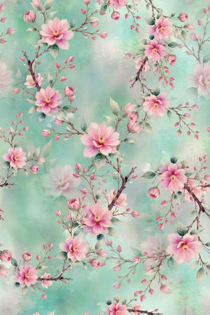 年轻女装印花花型图片
