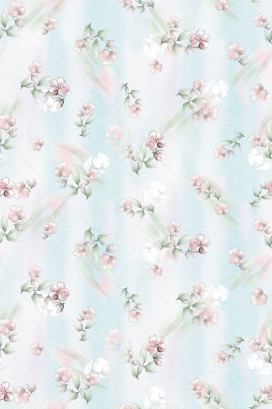 年轻女性印花花型图片