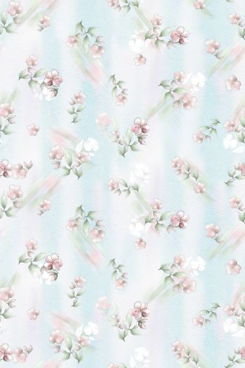 年轻女性印花花型图片