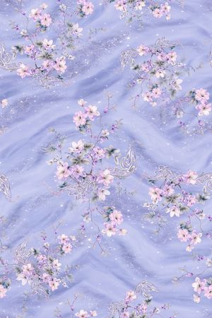 年轻女装印花花型图片
