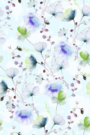 花卉印花花型图片