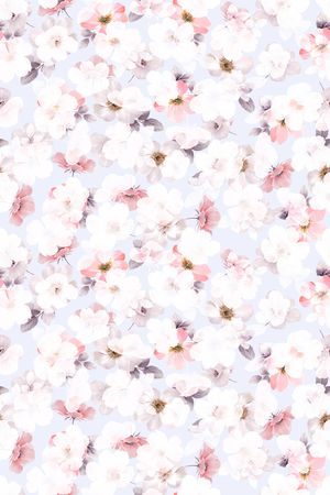 年轻女性印花花型图片