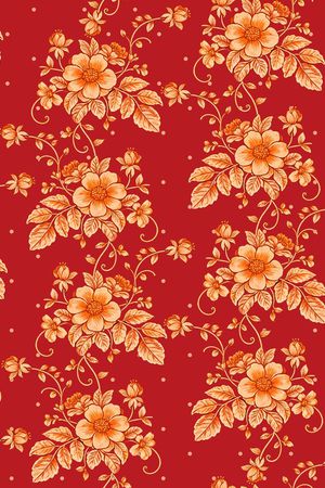 花卉印花花型图片
