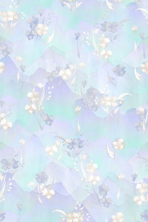 小清新印花花型图片