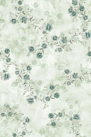 年轻女装印花花型图片