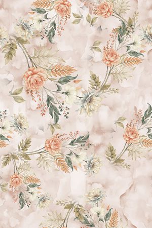 年轻女装印花花型图片