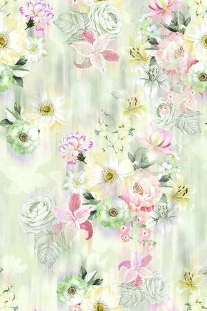 小清新印花花型图片