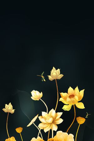 定位花印花花型图片