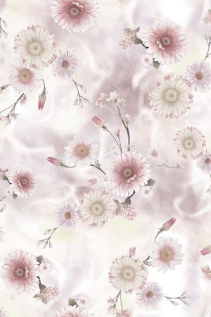 花卉印花花型图片