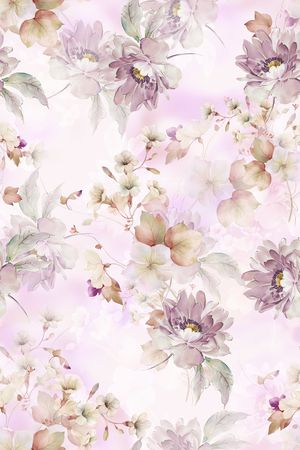 年轻女装印花花型图片