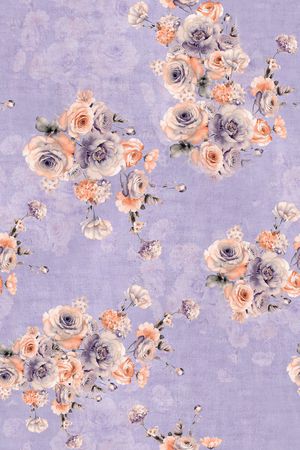 年轻女装印花花型图片