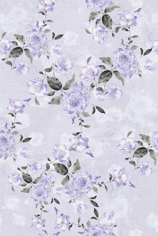 年轻女装印花花型图片