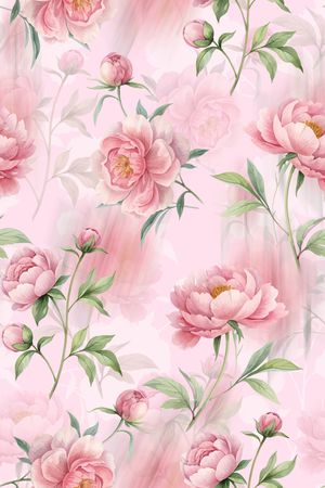 年轻女装印花花型图片