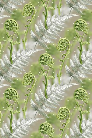 植物印花花型图片